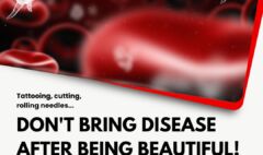 Tattooing, cutting, rolling needles... Don't bring disease after being beautiful!