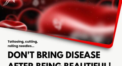 Tattooing, cutting, rolling needles... Don't bring disease after being beautiful!