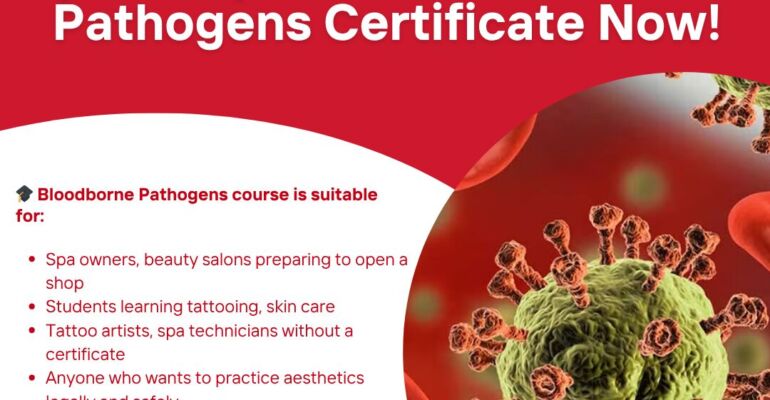 Open a Spa? Need Bloodborne Pathogens Certificate Now!