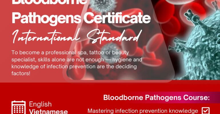 Bloodborne Pathogens Certificate – International Standard, Professional Standard!