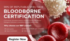 🌟 90% of Reputable Spas Have Bloodborne Certification — Have You Taken Your Course Yet?