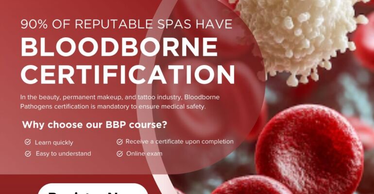 🌟 90% of Reputable Spas Have Bloodborne Certification — Have You Taken Your Course Yet?