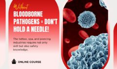 NO BLOODBORNE PATHOGENS = DON'T HOLD A NEEDLE!