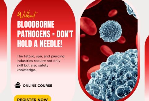 NO BLOODBORNE PATHOGENS = DON'T HOLD A NEEDLE!